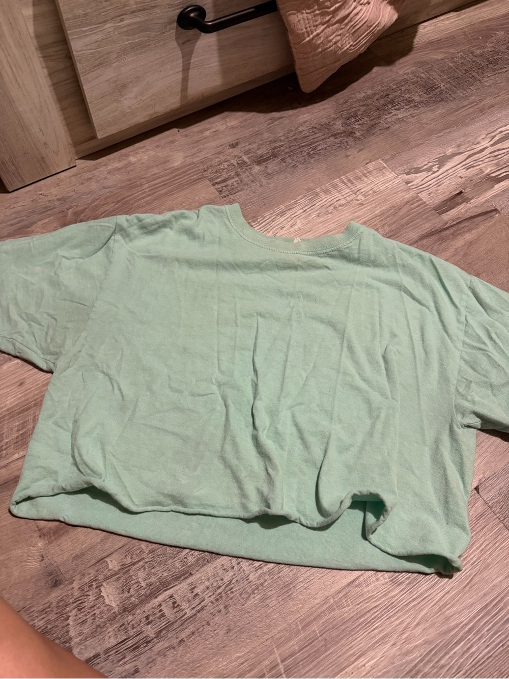 SHEIN Mint Green Short Sleeve Kids Tee